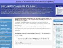 Tablet Screenshot of jbprpapers.com
